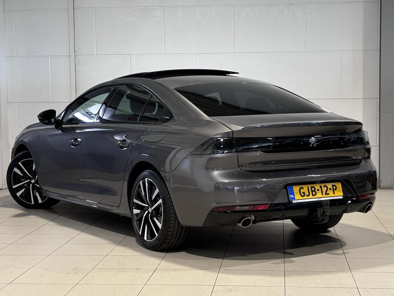 Peugeot 508 GT Pack Business 1.6 Hybrid PHEV 225pk e-EAT8 | FULL-OPTIONS! | NAPPA LEDER | SCHUIF/KANTELDAK | TREKHAAK | NIGHTVISION | 360° CAMERA