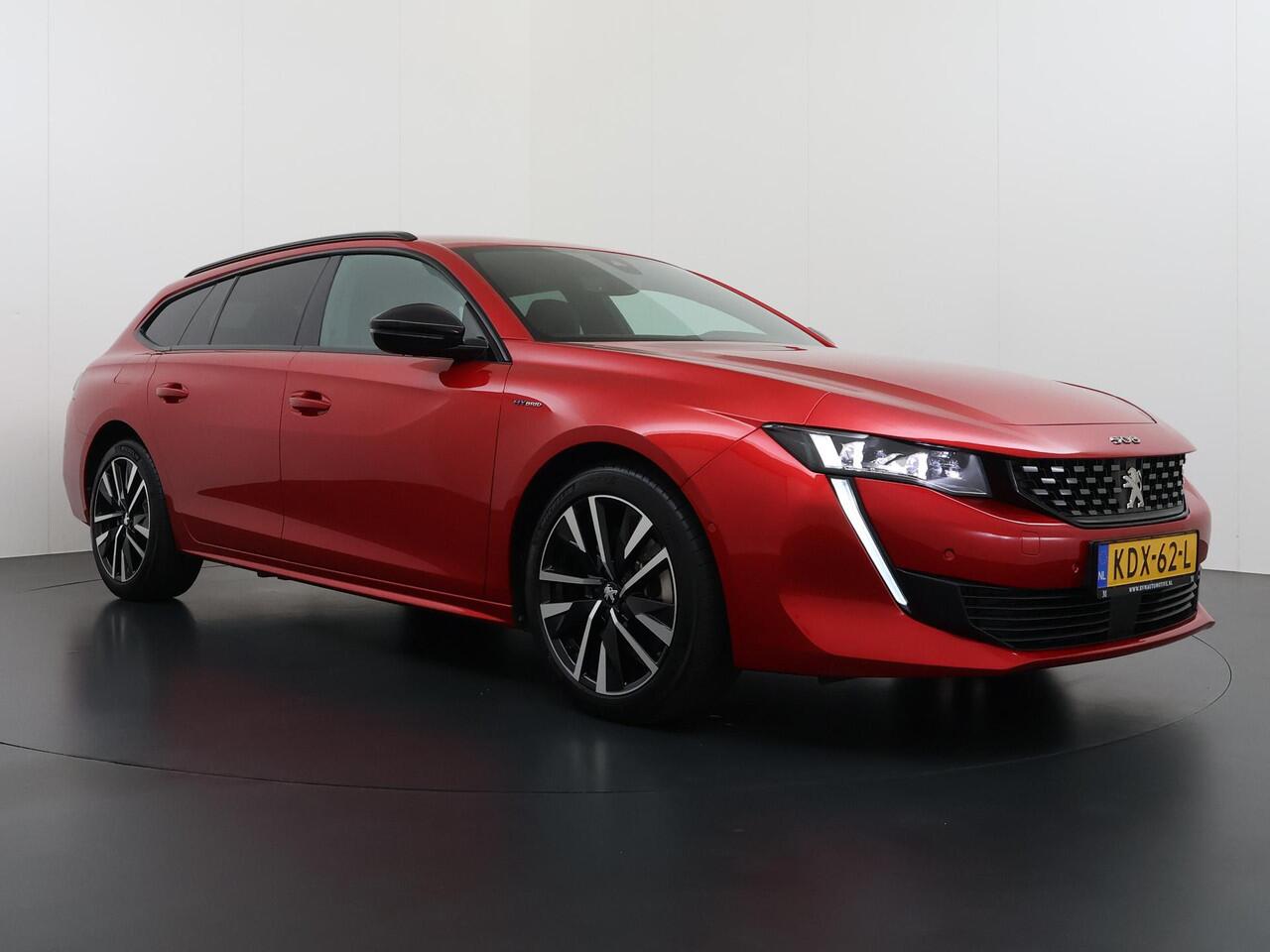 Peugeot 508 SW 1.6 HYbrid GT Pack Business | FULL OPTIONS | ADAPTIEVE CRUISE CONTROL | FOCAL AUDIO | 360 CAMERA | STOELVERWARMING | DEALER ONDERHOUDEN | ELEKTRISCHE KOFFERBAK | RIJKLAAR MET 12 MND BOVAG GARANTIE |
