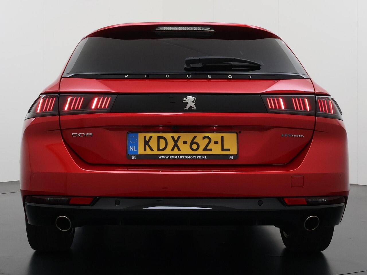 Peugeot 508 SW 1.6 HYbrid GT Pack Business | FULL OPTIONS | ADAPTIEVE CRUISE CONTROL | FOCAL AUDIO | 360 CAMERA | STOELVERWARMING | DEALER ONDERHOUDEN | ELEKTRISCHE KOFFERBAK | RIJKLAAR MET 12 MND BOVAG GARANTIE |