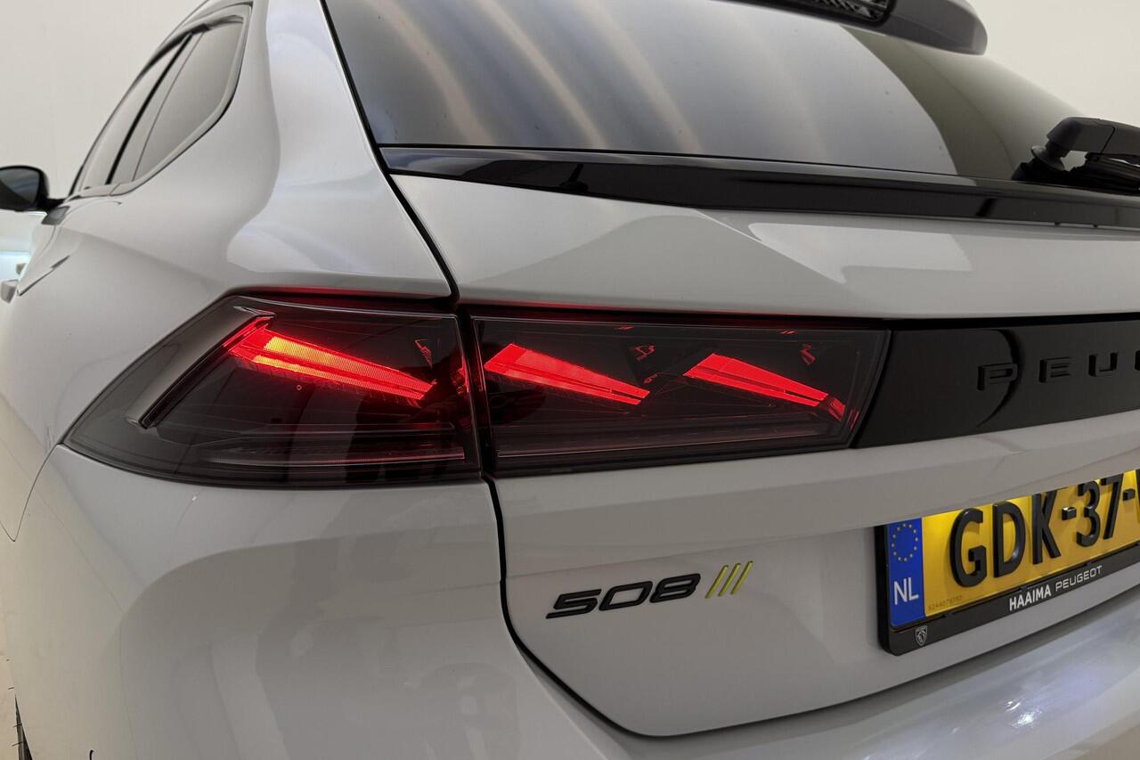 Peugeot 508 SW 1.6 HYbrid PSE Peugeot Sport Engineered | 360 PK | 8-Traps Automaat | VOL opties | Trekhaak | FOCAL | Schuif/kantel dak | Unieke auto | Handsfree achterklep | Elektrisch bedienbare Stoelen