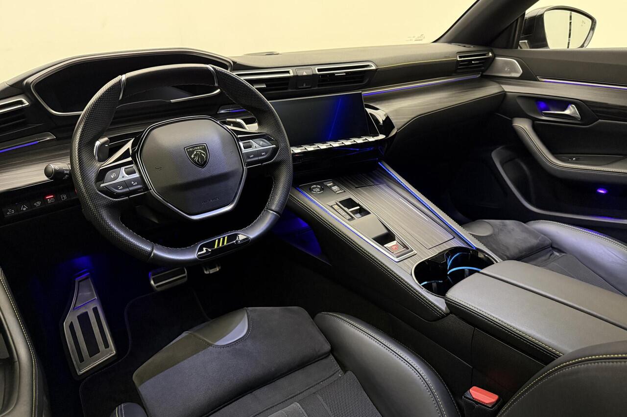 Peugeot 508 SW 1.6 HYbrid PSE Peugeot Sport Engineered | 360 PK | 8-Traps Automaat | VOL opties | Trekhaak | FOCAL | Schuif/kantel dak | Unieke auto | Handsfree achterklep | Elektrisch bedienbare Stoelen