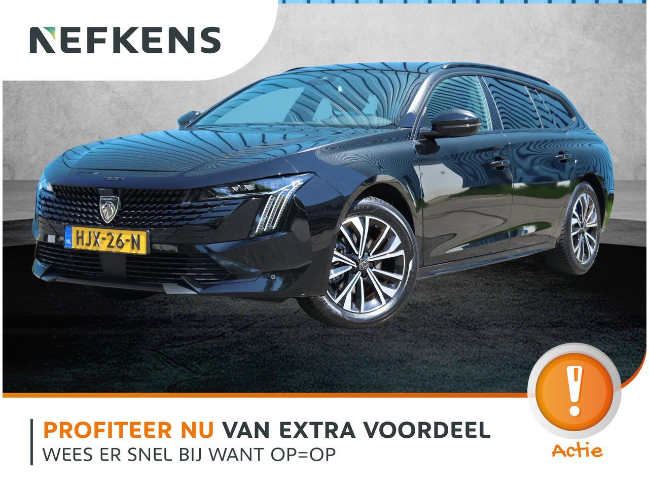 Peugeot 508 SW 1.2 130PK Allure | Navigatie | 360'camera | Parkeersensoren | Keyless | Matrix LED Koplampen | Dodehoek Detectie | Climate Control | Adaptieve Cruise Control | Stoelverwarming | 17" LMV | Apple Carplay/Android Auto |