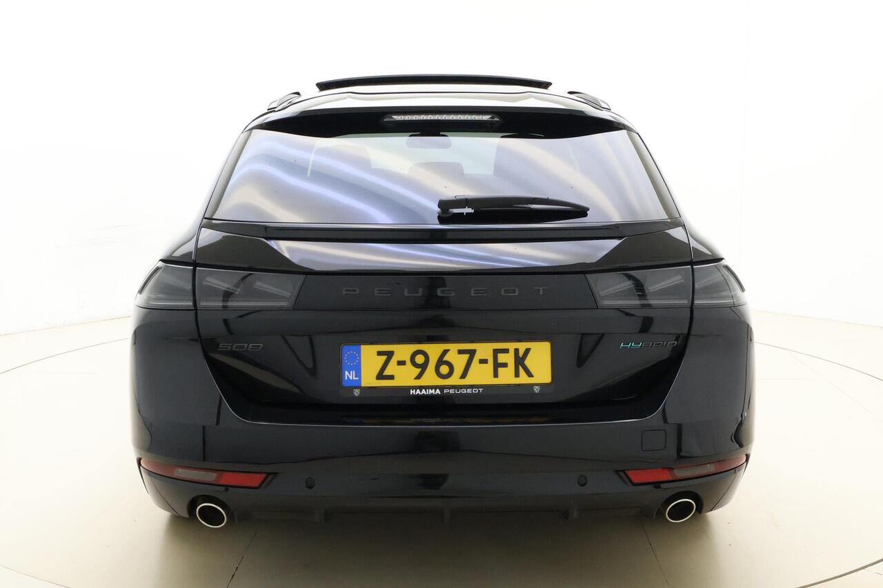 Peugeot 508 SW 1.6 HYbrid 225 Allure Plug in | 18 inch LM velgen | Leder | Panoramadak
