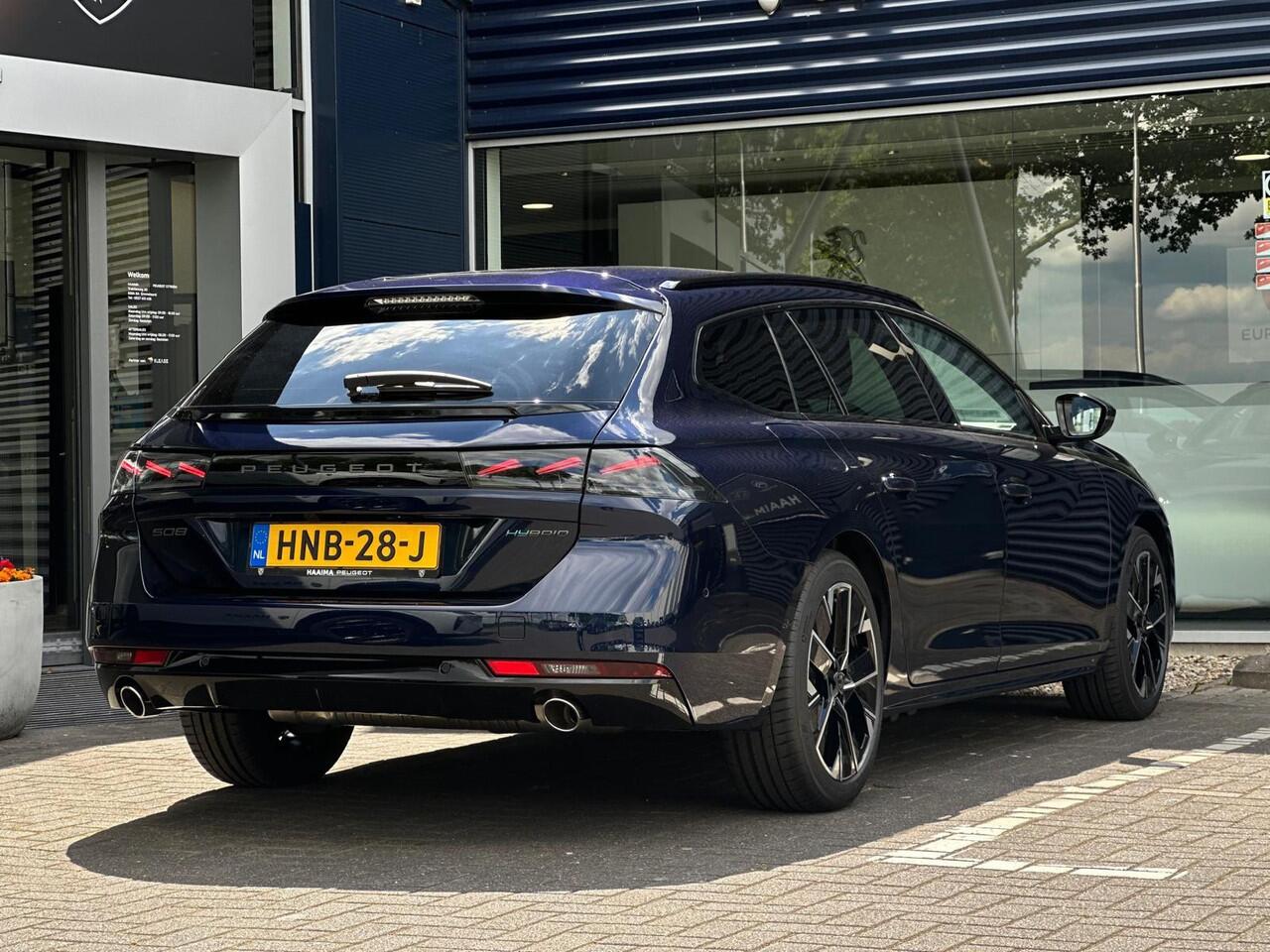 Peugeot 508 SW 1.6 HYbrid 180 Allure | Stoelmassage/-verwarming/-bediening + geheugen | NAPPA Leer | Adaptive Cruise Control | Trekhaak | Elektrische kofferbak |