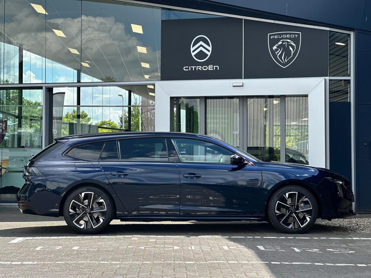 Peugeot 508 SW 1.6 HYbrid 180 Allure | Stoelmassage/-verwarming/-bediening + geheugen | NAPPA Leer | Adaptive Cruise Control | Trekhaak | Elektrische kofferbak |