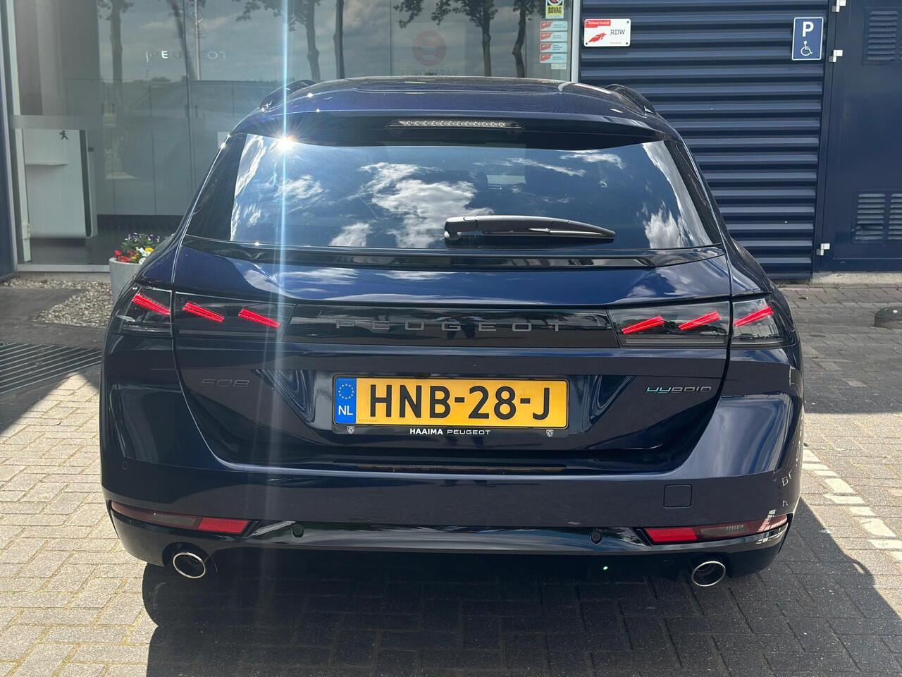 Peugeot 508 SW 1.6 HYbrid 180 Allure | Stoelmassage/-verwarming/-bediening + geheugen | NAPPA Leer | Adaptive Cruise Control | Trekhaak | Elektrische kofferbak |