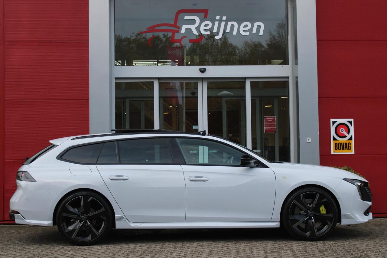 Peugeot 508 SW PSE 1.6 HYbrid 360PK AWD | PANORAMISCH SCHUIF/KANTELDAK | FOCAL® PREMIUM AUDIOSYSTEEMPEUGEOT MET 10 SPEAKERS | MATRIX KOPLAMPEN | BLAUWE LED-SFEERVERLICHTING |360 HD PARKEERCAMERA'S | VERWARMDE VOORRUITRAND | DRAADLOOS APPLECARPLAY/ANDROID AUTO | NAVIG