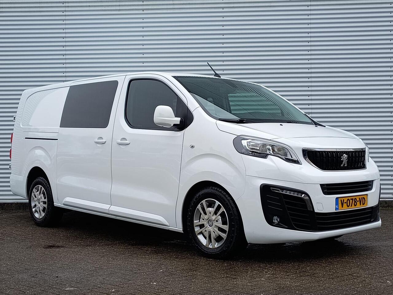 Peugeot EXPERT DC Premium Pack 2.0 BlueHDi 180pk EAT6 | DUBBELE CABINE! | NAVI | TREKHAAK | AIRCO | CRUISE CONTROL | APPLE CARPLAY / ANDROID AUTO |