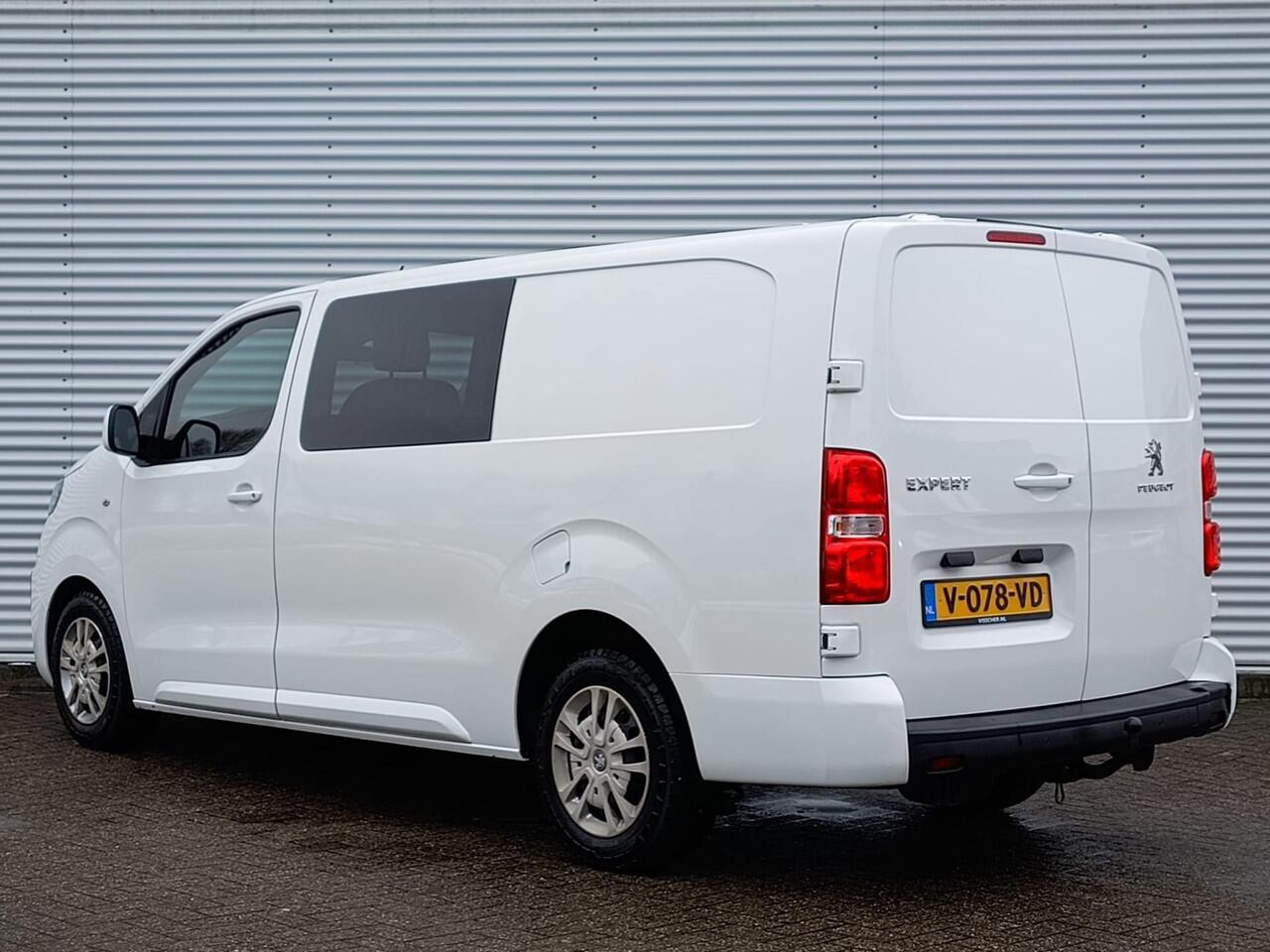 Peugeot EXPERT DC Premium Pack 2.0 BlueHDi 180pk EAT6 | DUBBELE CABINE! | NAVI | TREKHAAK | AIRCO | CRUISE CONTROL | APPLE CARPLAY / ANDROID AUTO |