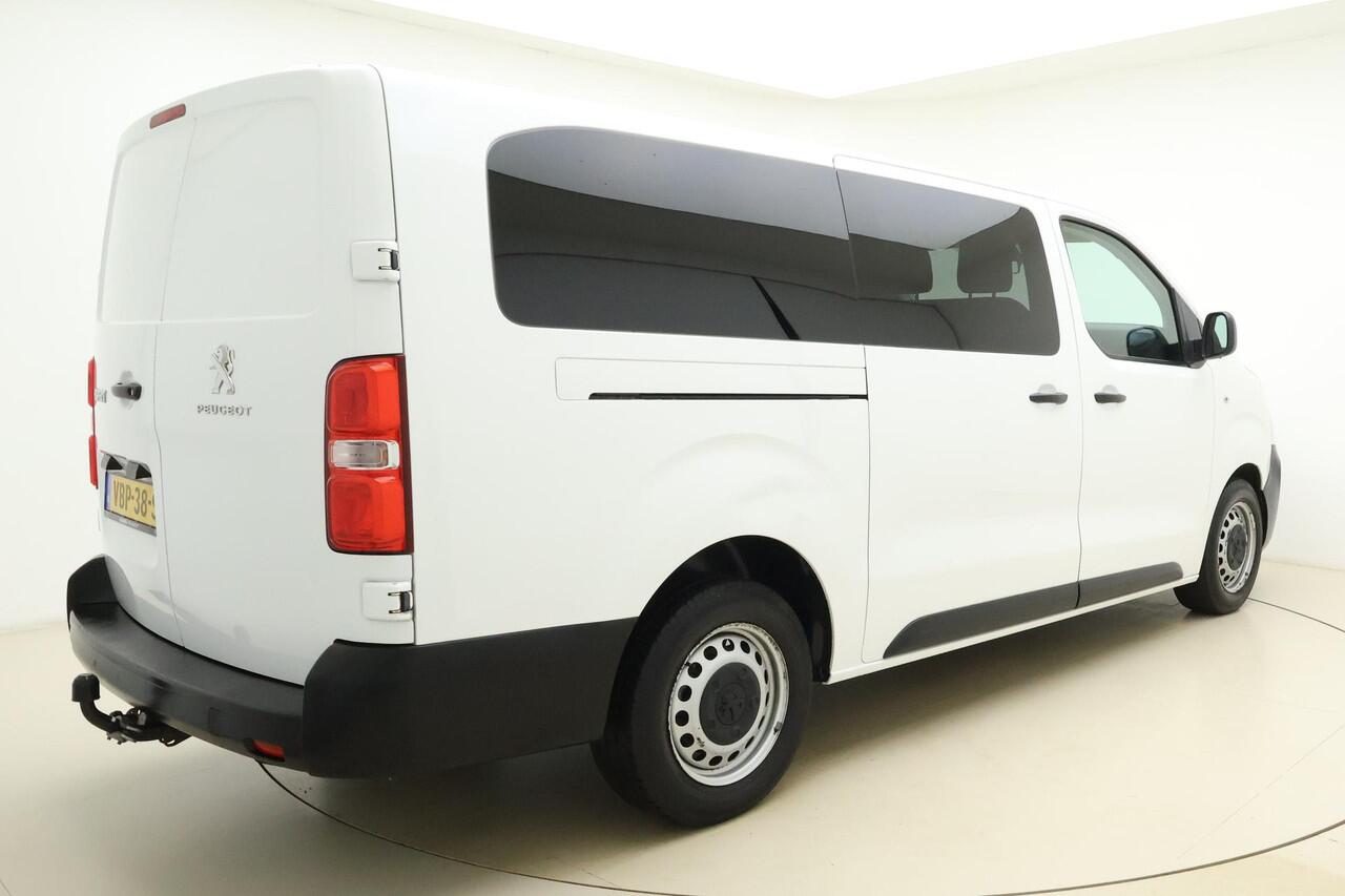 Peugeot EXPERT 2.0 BlueHDI Long Premium DC 120 PK | Handgeschakeld | 6-Zits | Trekhaak | Glaslook panelen | Airco | Navigatie | Cruise Control | Dealer onderhouden