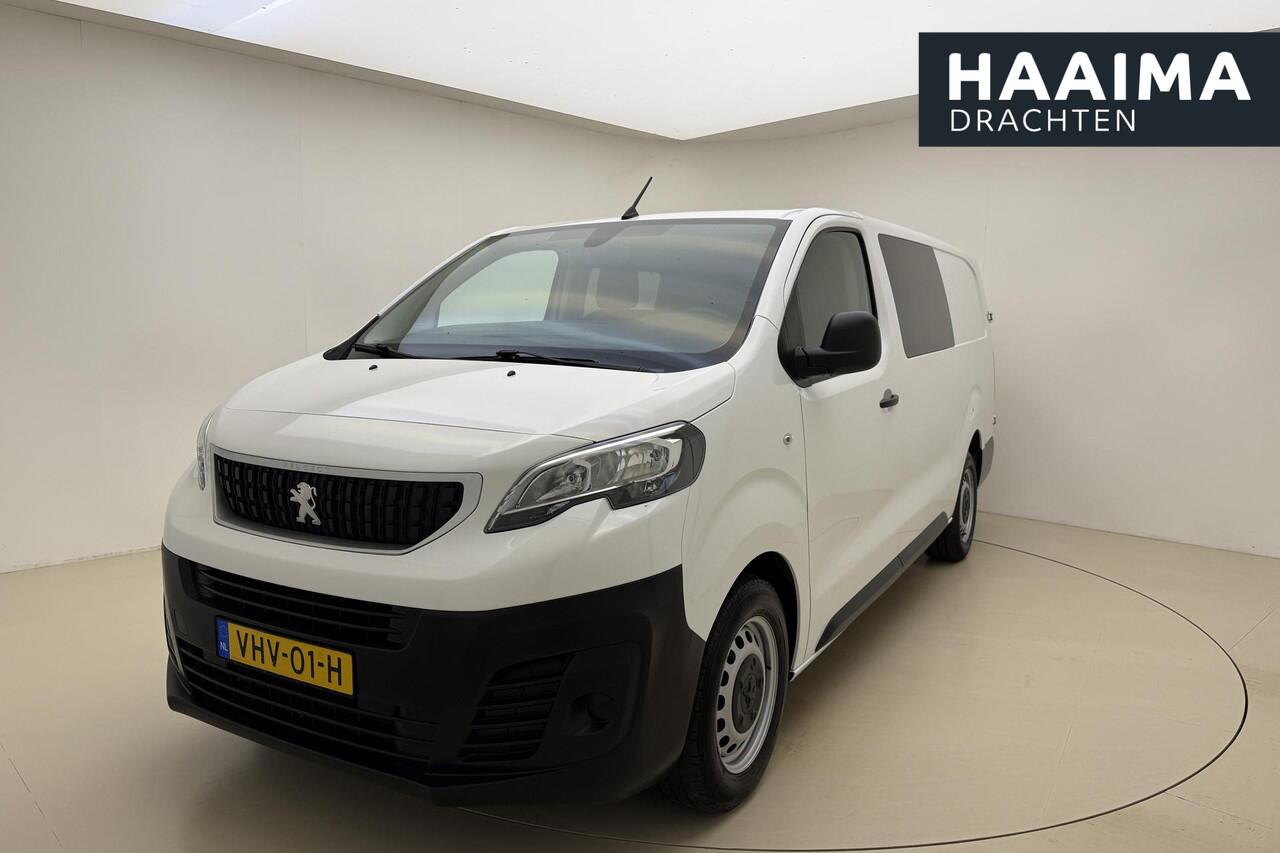 Peugeot EXPERT 2.0 BlueHDI 120 Long Premium DC | 6-Zits | Trekhaak | Houten Laadvloer | Parkeer Sensoren Achter | Enkele Schuifdeur | Bluetooth |