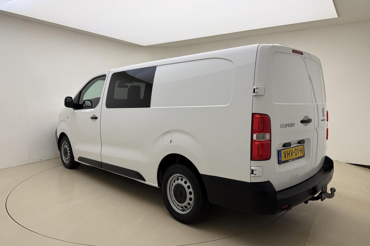 Peugeot EXPERT 2.0 BlueHDI 120 Long Premium DC | 6-Zits | Trekhaak | Houten Laadvloer | Parkeer Sensoren Achter | Enkele Schuifdeur | Bluetooth |