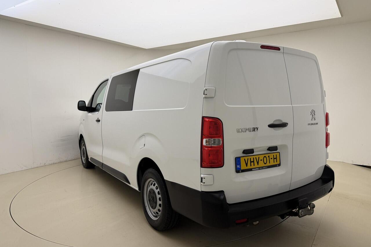 Peugeot EXPERT 2.0 BlueHDI 120 Long Premium DC | 6-Zits | Trekhaak | Houten Laadvloer | Parkeer Sensoren Achter | Enkele Schuifdeur | Bluetooth |