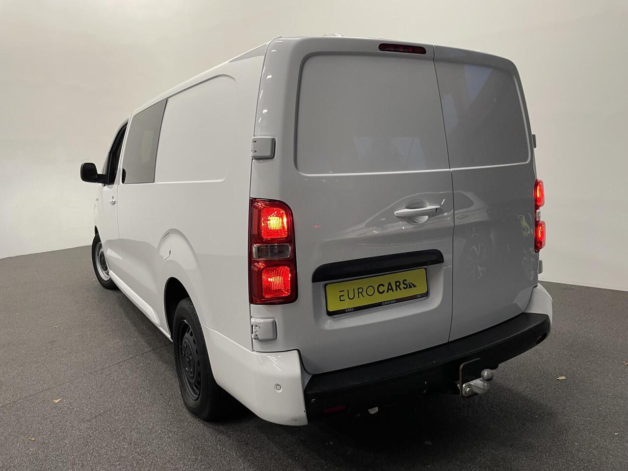 Peugeot EXPERT Long Dubbele Cabine Asphalt L3 2.0 HDi 120pk Aut-8 Airco Navi Carplay Cruise Control Trekhaak Lang Luxe Dubbele Cabine