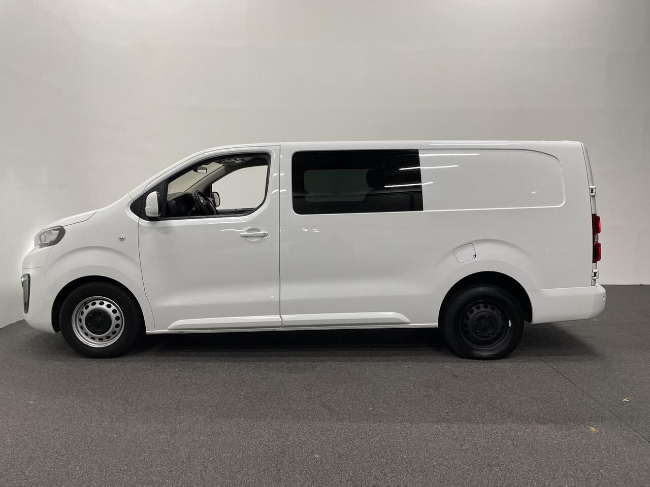 Peugeot EXPERT Long Dubbele Cabine Asphalt L3 2.0 HDi 120pk Aut-8 Airco Navi Carplay Cruise Control Trekhaak Lang Luxe Dubbele Cabine