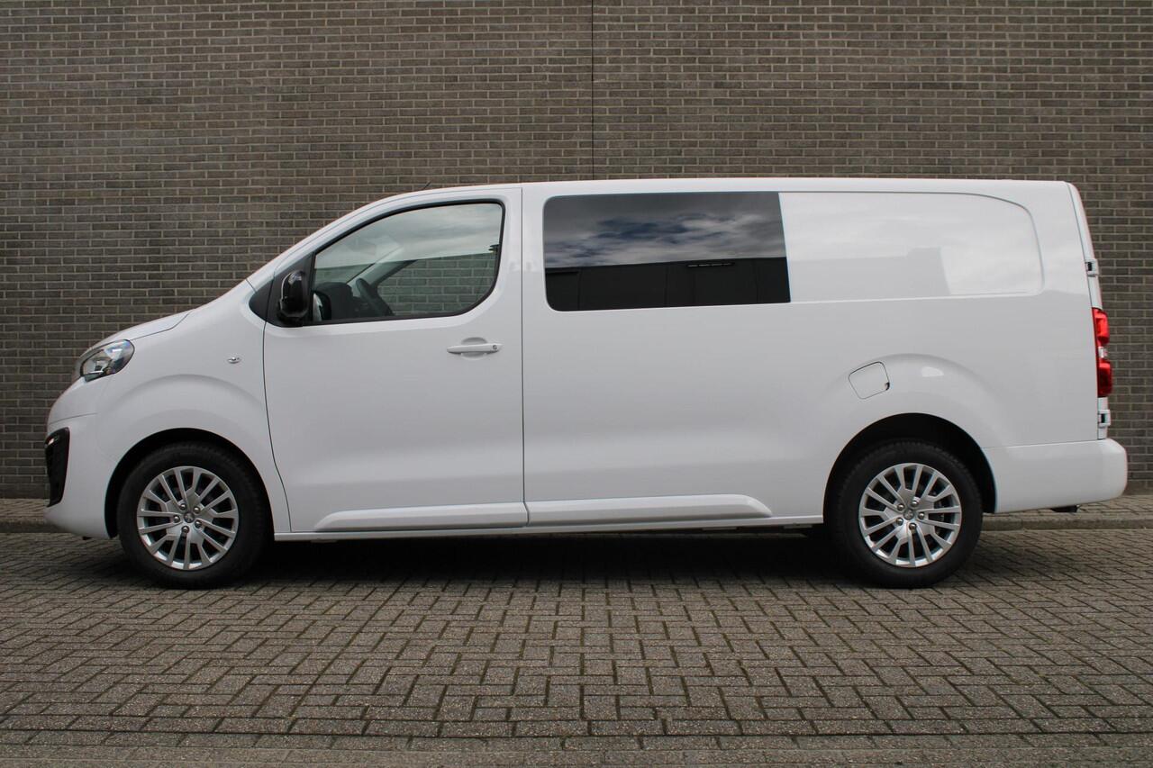 Peugeot EXPERT 2.0 BlueHDI 145PK L3 Dubbele Cabine Navigatie, Achteruitrijcamera, Trekhaak Afneembaar, Airco, Parkeersensoren Achter, Bluetooth, Cruise Control