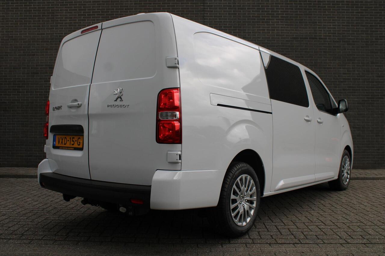 Peugeot EXPERT 2.0 BlueHDI 145PK L3 Dubbele Cabine Navigatie, Achteruitrijcamera, Trekhaak Afneembaar, Airco, Parkeersensoren Achter, Bluetooth, Cruise Control