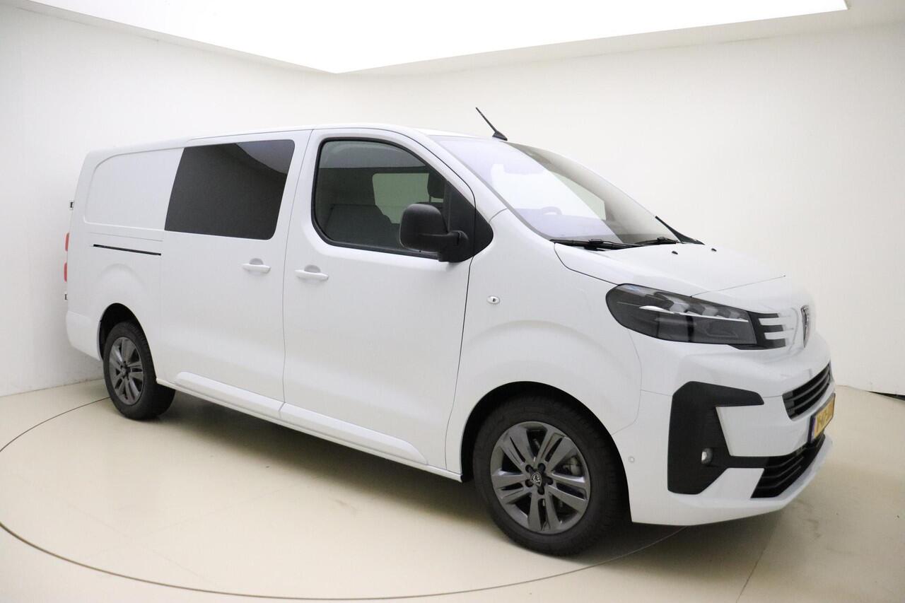 Peugeot EXPERT 2.0 BlueHDi S&S L3 DC 180 PK | Automaat | Dubbele cabine | UIT VOORRAAD LEVERBAAR | Airco | Stuurverwarming | Start/stop | Betimmering | Apple Carplay | Navigatie | Camera | Licht metalen velgen