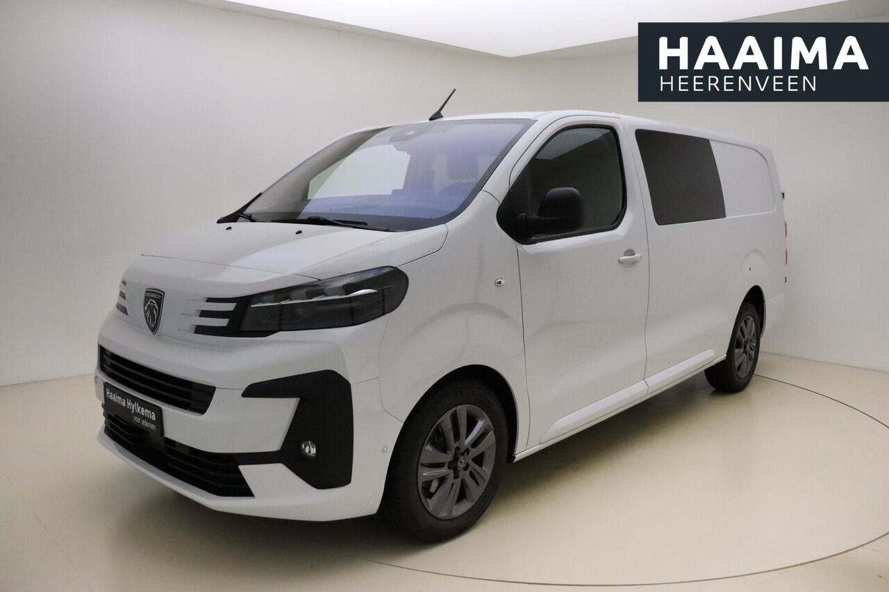 Peugeot EXPERT 2.0 BlueHDi S&S L3 DC 180 PK Automaat | Dubbele cabine | UIT VOORRAAD LEVERBAAR | BPM VRIJ! | Climate Control | Stuurverwarming | Betimmering | Apple Carplay | Navigatie | Camera | LM Velgen