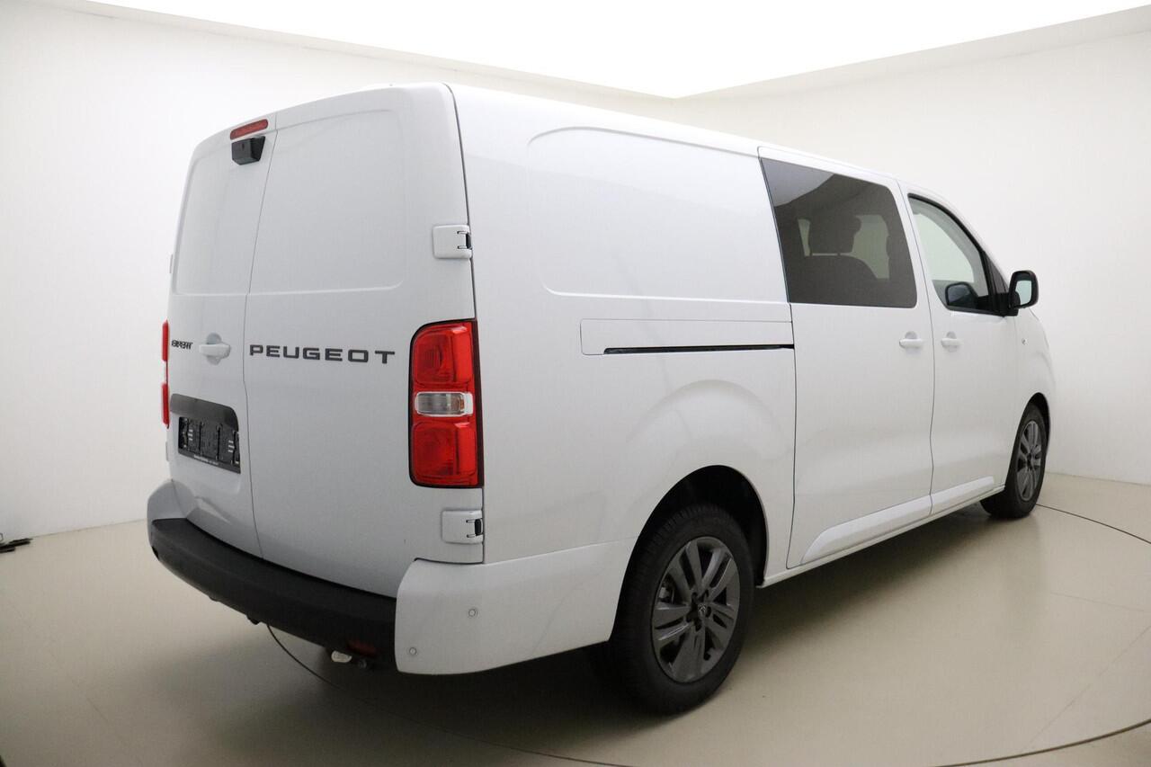 Peugeot EXPERT 2.0 BlueHDi S&S L3 DC 180 PK Automaat | Dubbele cabine | UIT VOORRAAD LEVERBAAR | BPM VRIJ! | Climate Control | Stuurverwarming | Betimmering | Apple Carplay | Navigatie | Camera | LM Velgen