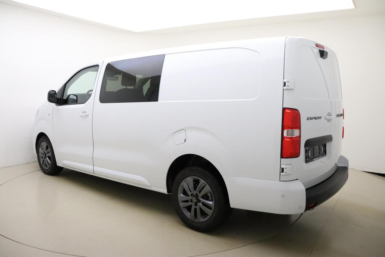 Peugeot EXPERT 2.0 BlueHDi S&S L3 DC 180 PK Automaat | Dubbele cabine | UIT VOORRAAD LEVERBAAR | BPM VRIJ! | Climate Control | Stuurverwarming | Betimmering | Apple Carplay | Navigatie | Camera | LM Velgen