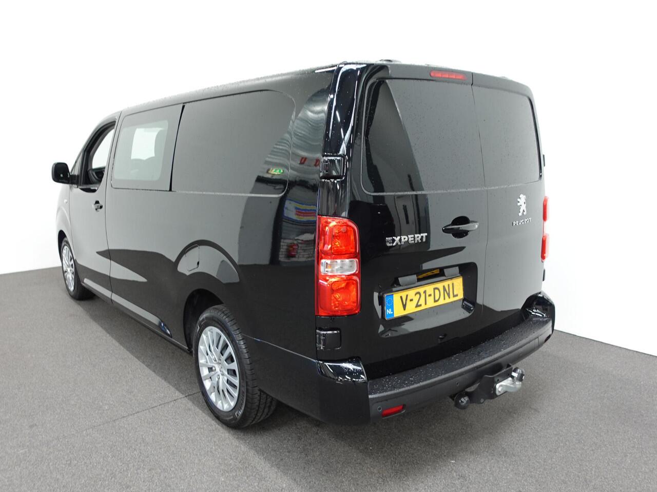 Peugeot EXPERT 180pk Automaat Long L3 Premium Dubbele Cabine Trekhaak Navigatie Apple Carplay Cruise control Airco