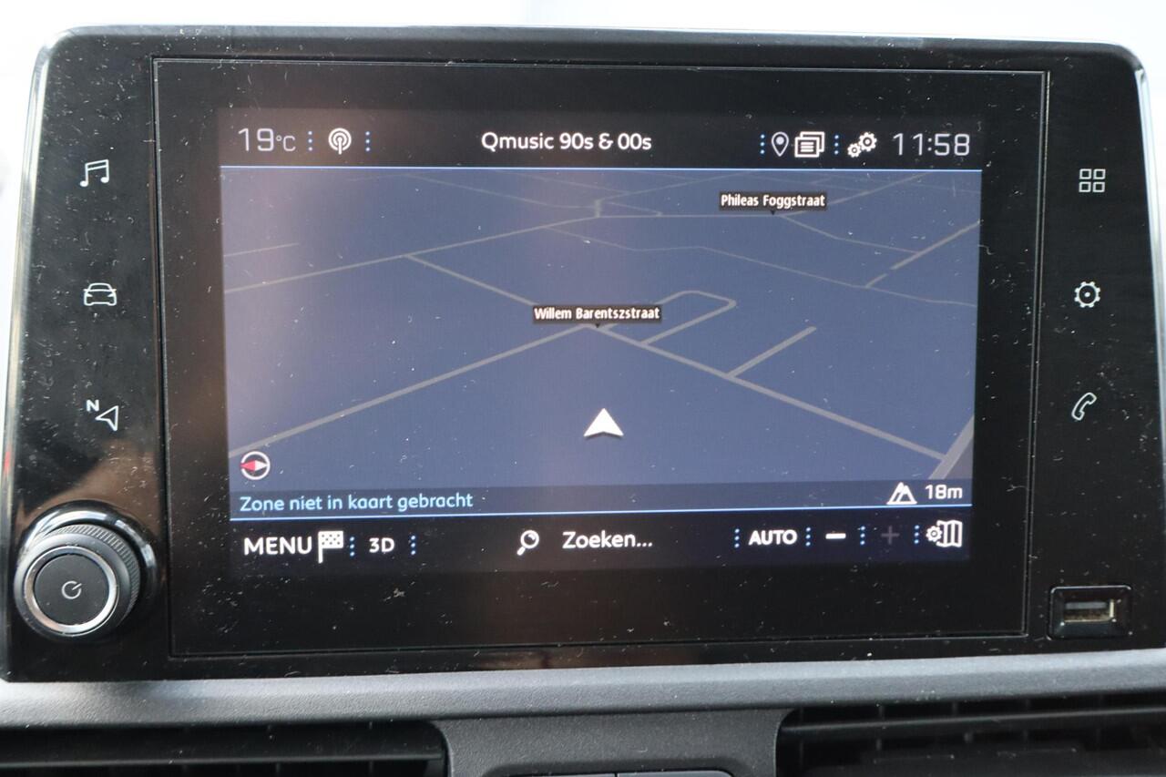 Peugeot PARTNER 1.5 BlueHDI Premium Automaat, Navigatie, Apple Carplay, Rechter zijdeur, 2 achterdeuren, Camera, Cruise control, Airco