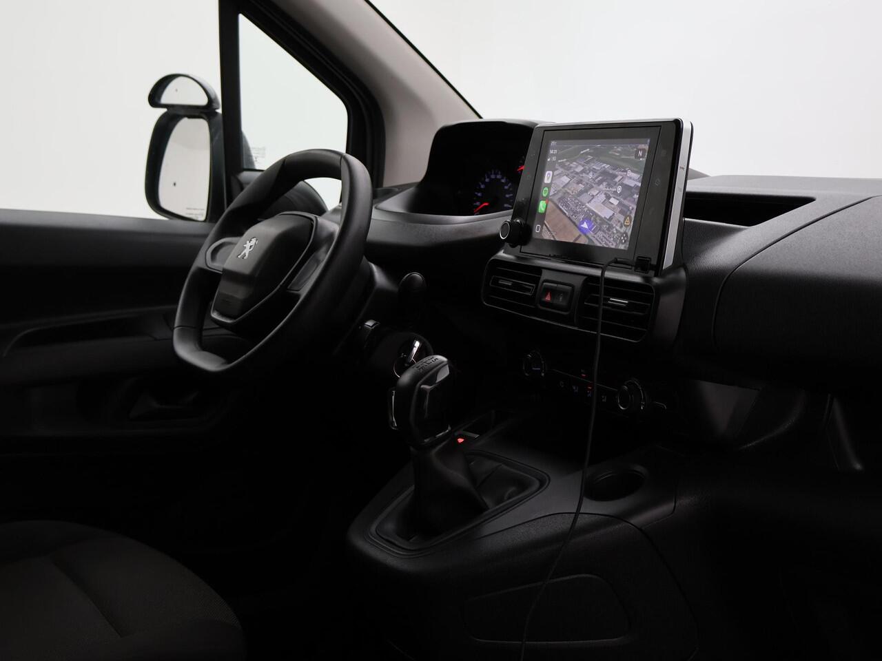 Peugeot PARTNER 1.5 BLUEHDI 100 PK PREMIUM + BOTT KAST | 230V OMVORMER | TREKHAAK | APPLE CARPLAY