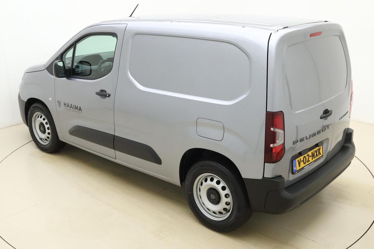Peugeot PARTNER e-Partner 136 L1 50 kWh | Climate Control | Cruise Control | Houten laadvloer | Stoel-, voorruit- en stuurverwarming | Warmtepomp | LED koplampen