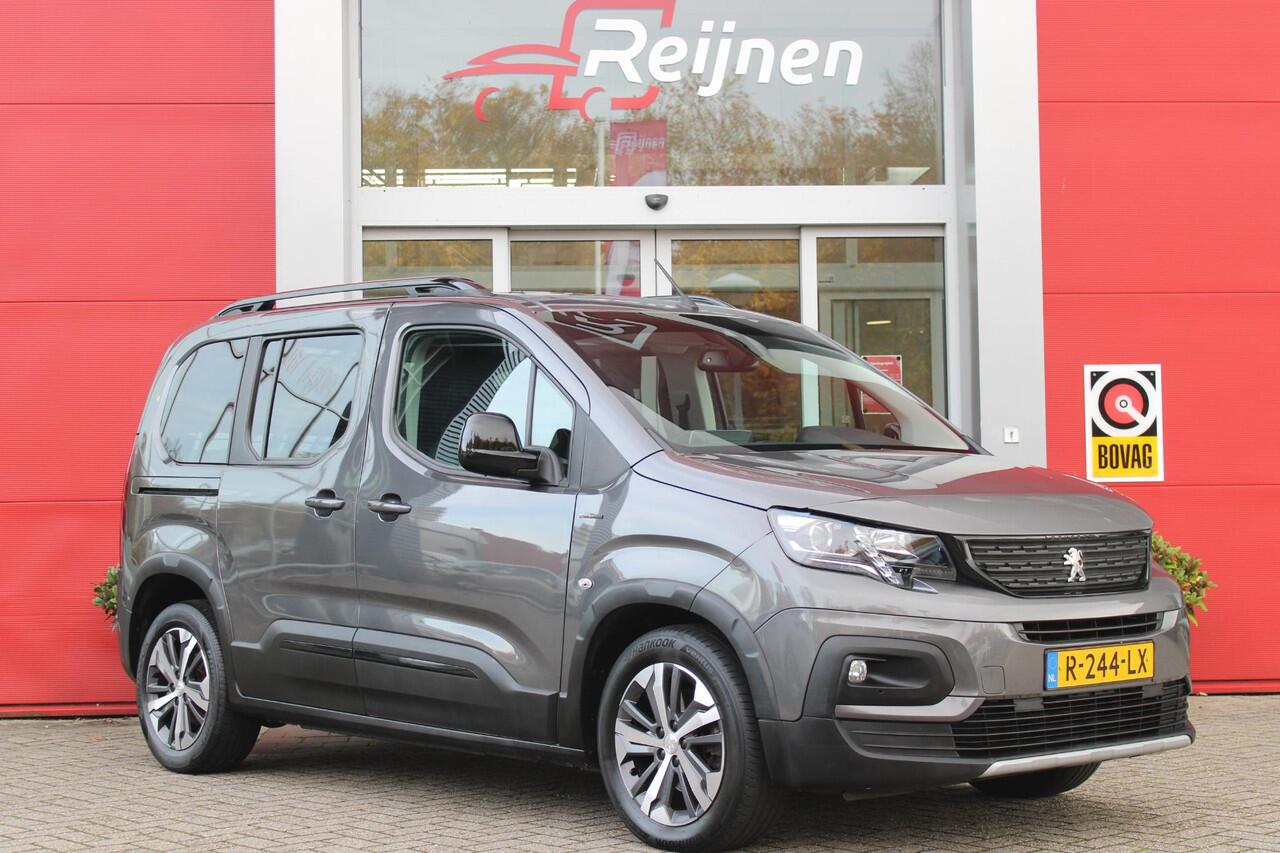 Peugeot Rifter 1.2 130PK AUTOMAAT GT-LINE | PANORAMA DAK INCL. BAGAGE DEK | TREKHAAK | NAVIGATIE | APPLE CARPLAY/ANDROID AUTO | PARKEERSENSOREN ACHTER | LICHTMETALEN VELGEN | CLIMATE CONTROL | CRUISE CONTROL | DAB+ RADIO |