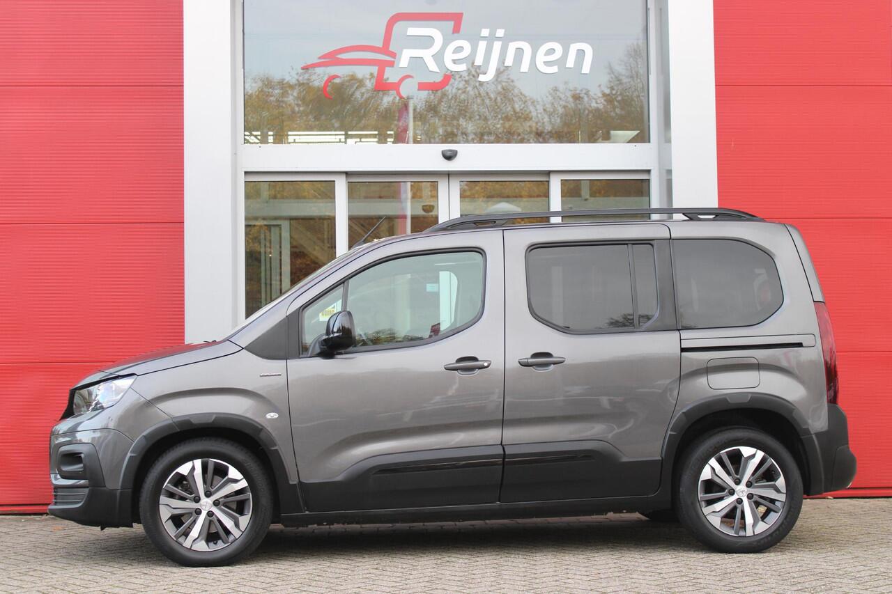 Peugeot Rifter 1.2 130PK AUTOMAAT GT-LINE | PANORAMA DAK INCL. BAGAGE DEK | TREKHAAK | NAVIGATIE | APPLE CARPLAY/ANDROID AUTO | PARKEERSENSOREN ACHTER | LICHTMETALEN VELGEN | CLIMATE CONTROL | CRUISE CONTROL | DAB+ RADIO |