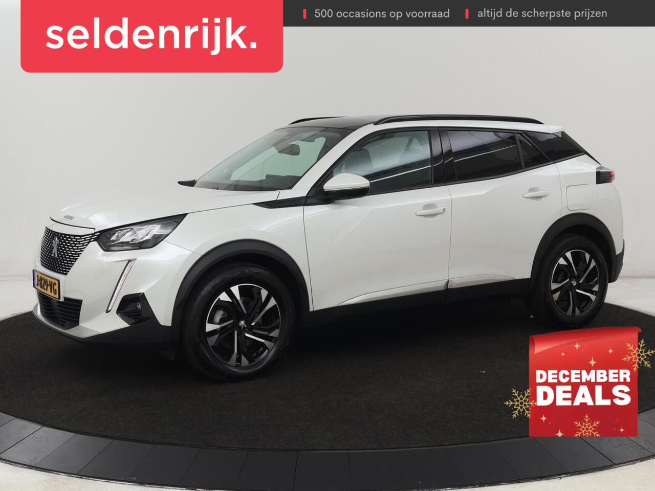 Peugeot e-2008 EV Allure 50 kWh | 3 Fase | Panoramadak | Adaptive cruise | Keyless | Camera | Carplay | Half leder | Navigatie