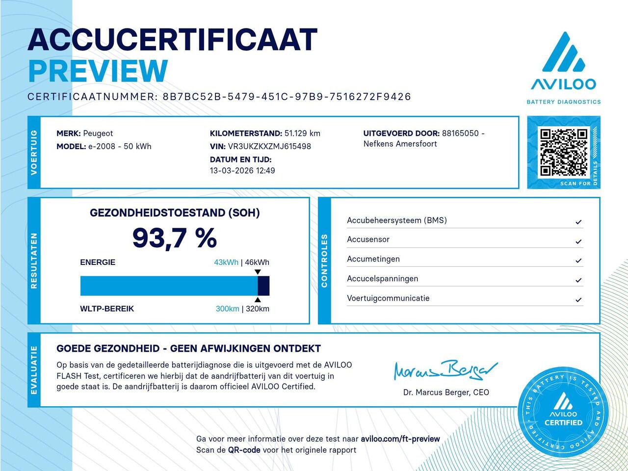 Peugeot e-2008 EV Blue Lease Active 50 kWh 136PK | 1ste eigenaar | AppleCarPlay/AndroidAuto | Armsteun | Climate Control | Cruise Control | Camera | FULL LED | Navigatie | LMV | Parkeersensoren | Trekhaak | Isofix |