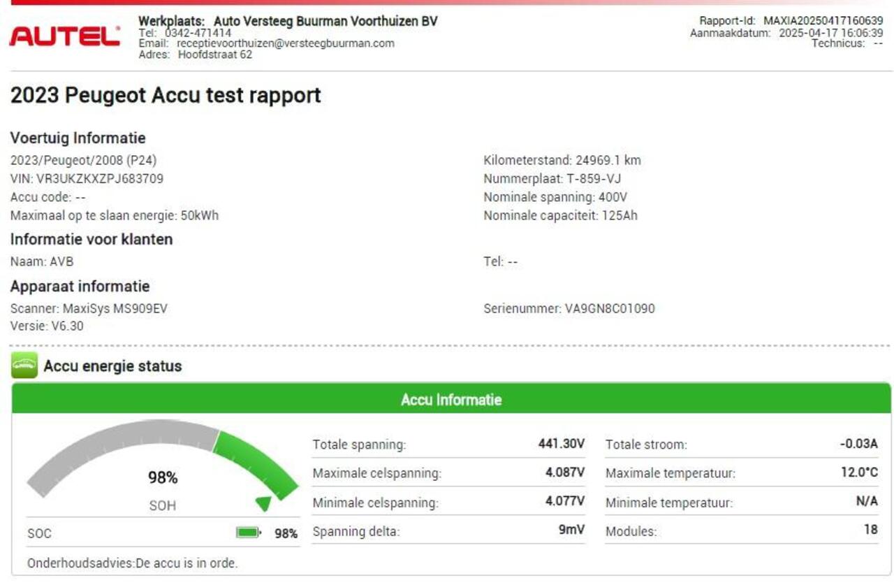 Peugeot e-2008 EV GT 50 kWh 136PK Automaat inclusief batterijtest Navigatie, Lichtmetalen velgen 18 inch, Keyless Entry, Dodehoek detectie