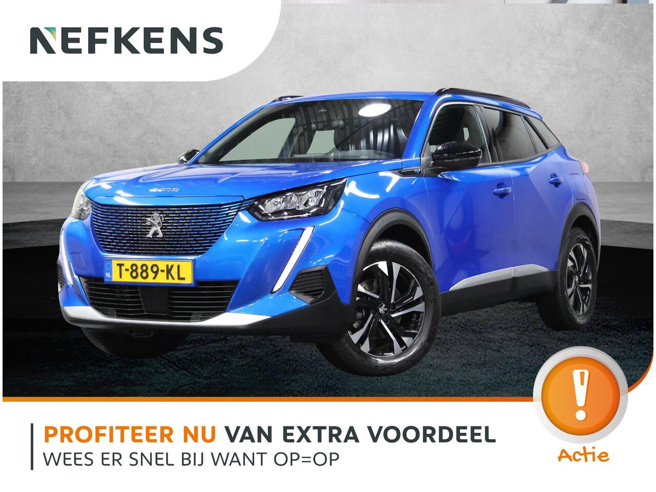 Peugeot e-2008 Allure Pack 50kWh 136PK | Accurapport 99,0%| 1ste eigenaar | AppleCarplay/Android Auto | Armsteun | 17"LMV | Camera | AUTOMAAT | Keyless | Cruise Control | Climate Control | FULL LED | Isofix | Parkeersensoren |Privacy Glass |