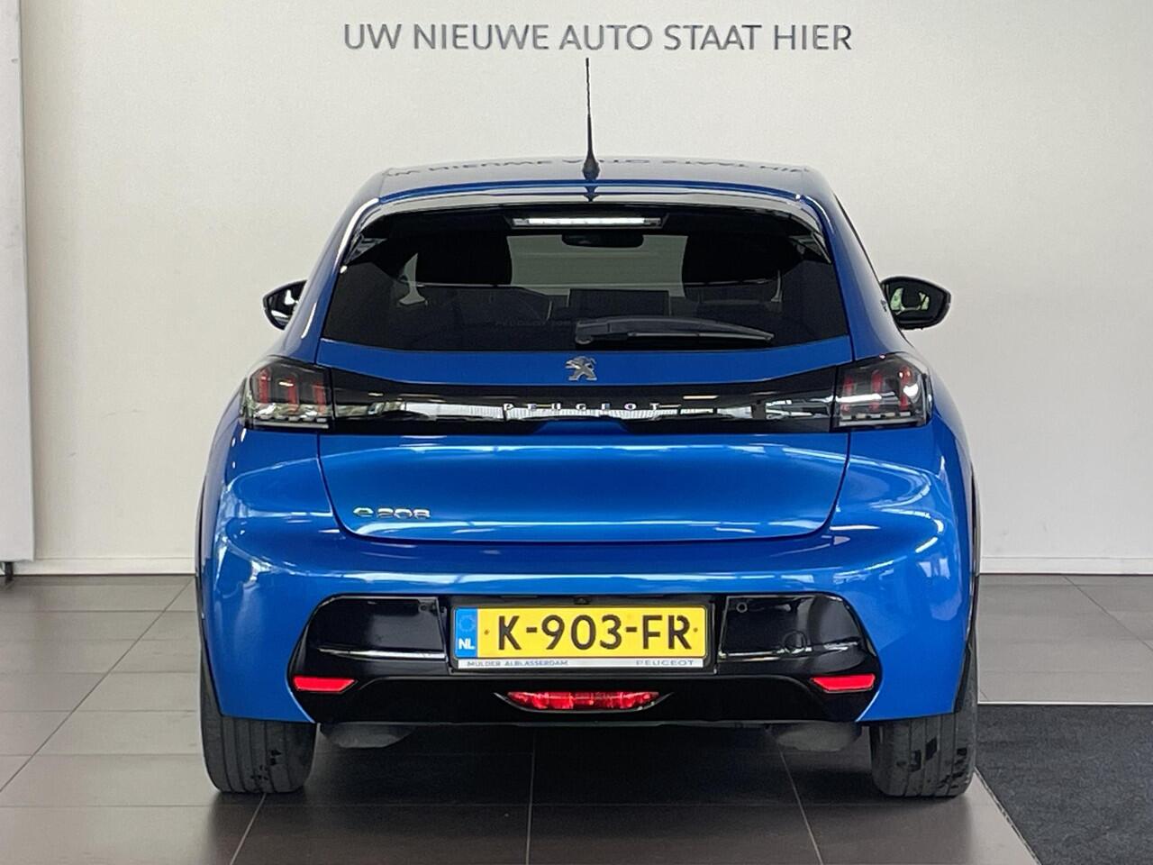 Peugeot e-208 Allure Pack EV 3-FASEN 50kWh 136pk | ADAPTIVE CRUISE | KEYLESS ENTRY | STOELVERW. | LED | ISOFIX |