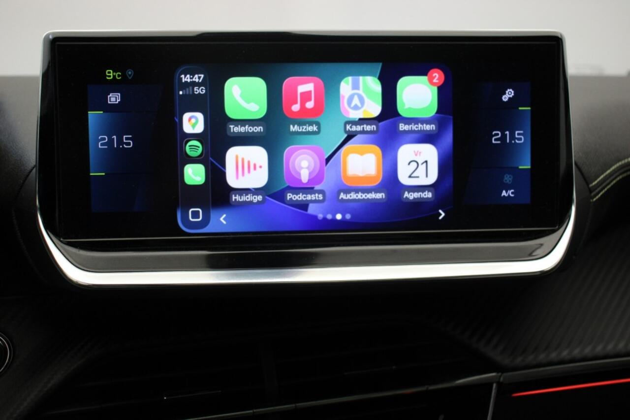 Peugeot e-208 GT 350 50 KWH - Panorama, Carplay, Digitaal Cockpit, Camera, Stoelverw. SOH 88,7%