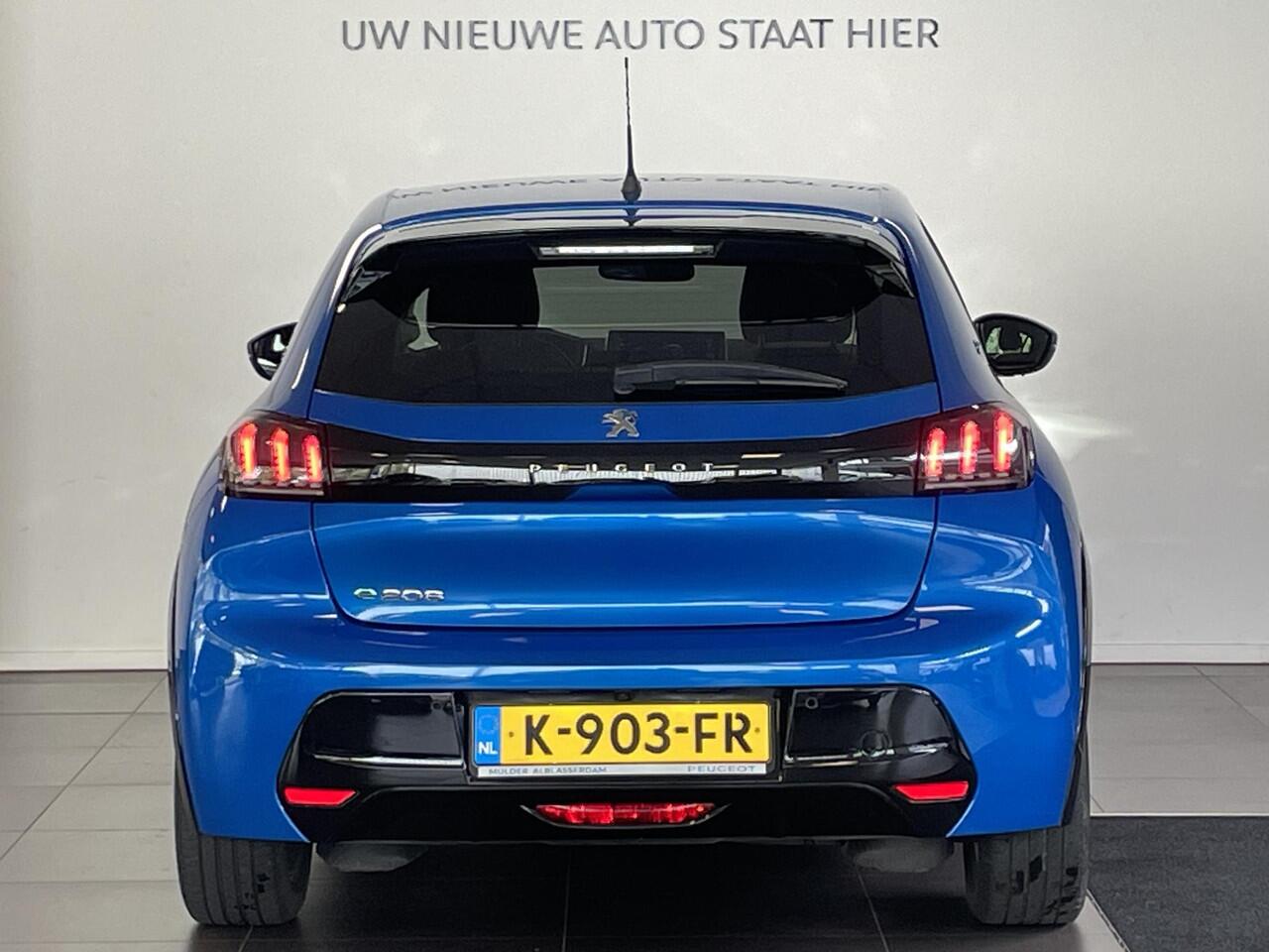 Peugeot e-208 Allure Pack EV 3-FASEN 50kWh 136pk | ADAPTIVE CRUISE | KEYLESS ENTRY | STOELVERW. | LED | ISOFIX | 180