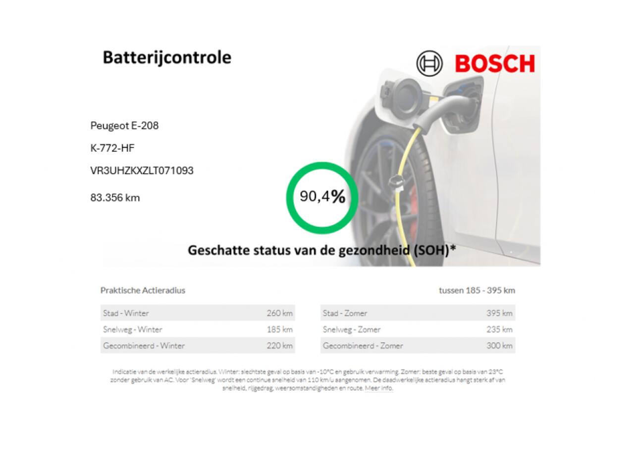 Peugeot e-208 Allure PremiÃ?re 50 kWh - Digitaal Cockpit, Carplay, , Camera,, Half Leer, Stoelverw. SOH 90,4%