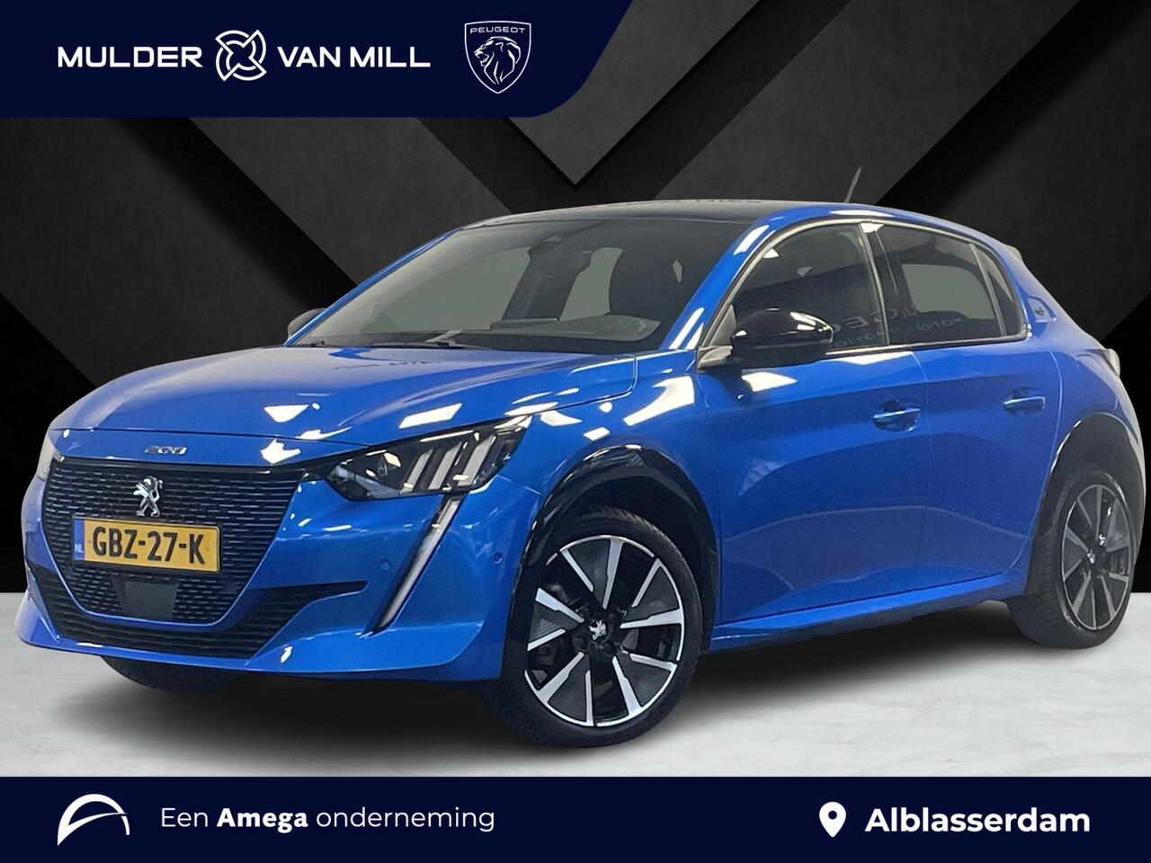 Peugeot e-208 GT EV 3-FASEN 50kWh 136pk | PANODAK | STOELVERW. | DODEHOEKBEW. | WARMTEPOMP | CAMERA | NAVI | DAB+ | CLIMA | CRUISE CONTROL |