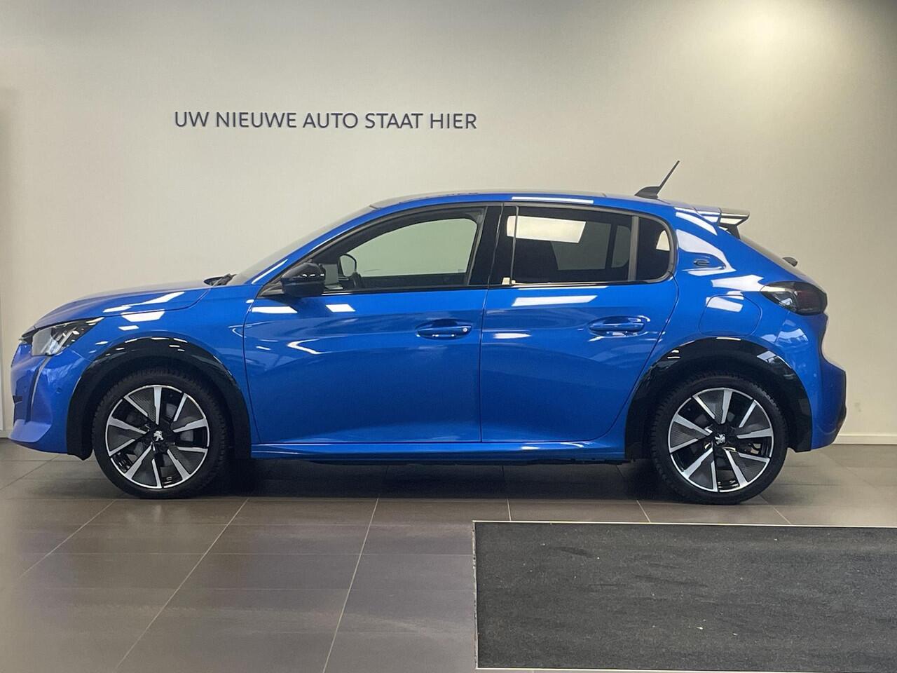 Peugeot e-208 GT EV 3-FASEN 50kWh 136pk | PANODAK | STOELVERW. | DODEHOEKBEW. | WARMTEPOMP | CAMERA | NAVI | DAB+ | CLIMA | CRUISE CONTROL |