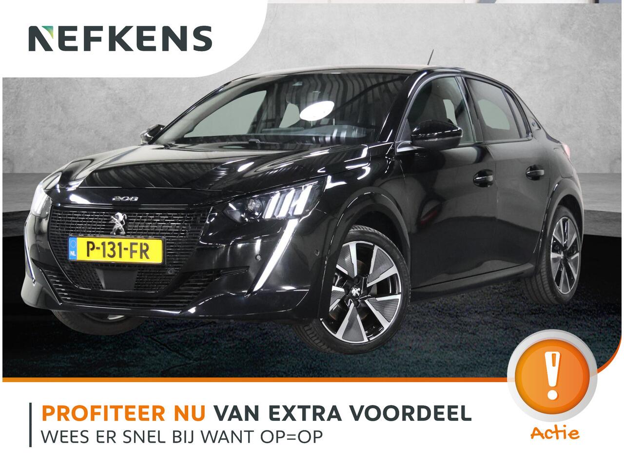 Peugeot e-208 EV GT Pack 50 kWh 136PK | 1ste eigenaar | AppleCarplay/Android Auto | 17"LMV | Camera | AUTOMAAT | Keyless | Cruise Control | Climate Control | Camera | FULL LED | Sfeerverlichting | Isofix | Privacy Glass |