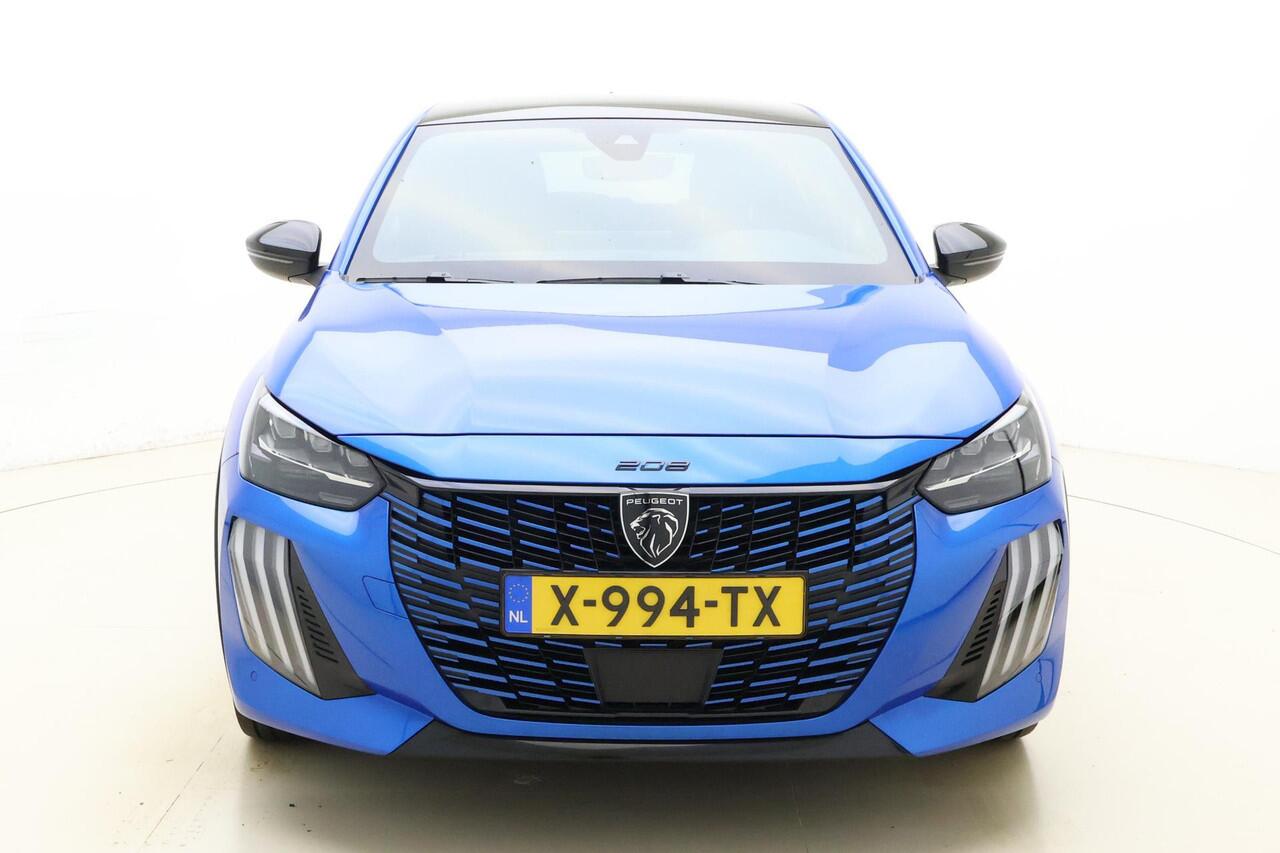 Peugeot e-208 EV GT 51 kWh 156 Pk | 400 Km-WLTP | Navigatie | Adaptieve Cruise Control | Camera Achter | Zwart Dak Black Diamond | BTW Auto