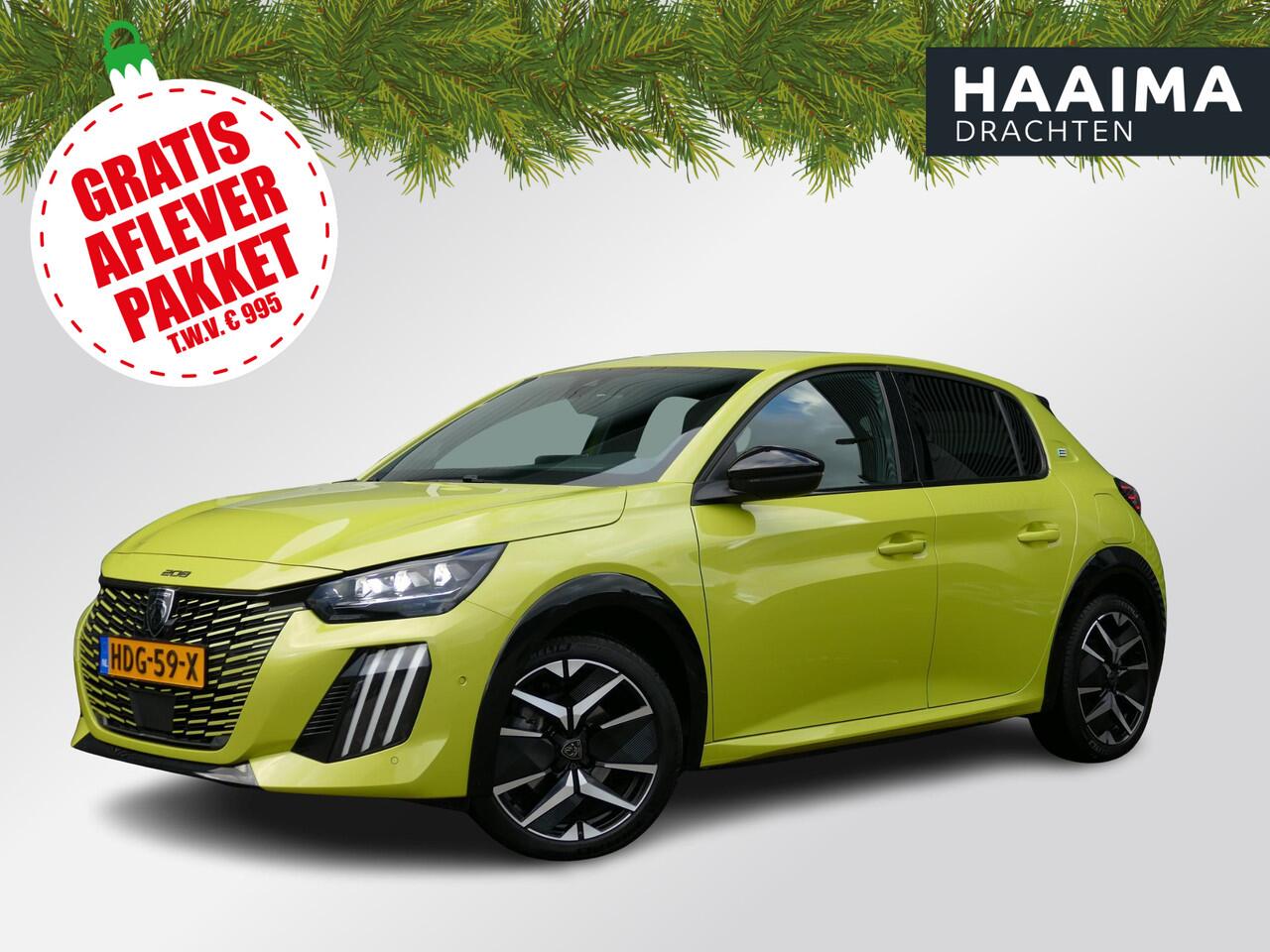 Peugeot e-208 EV GT 51kWh | 423KM WLTP | 17% Bijtelling | AUTOMAAT | Stoelverwarming Met Massage Functie | Adaptive Cruise Control | Parkeer Camera Voor & Achter | Alcantara Bekleding | 17 Inch Lichtmetalen Velgen |