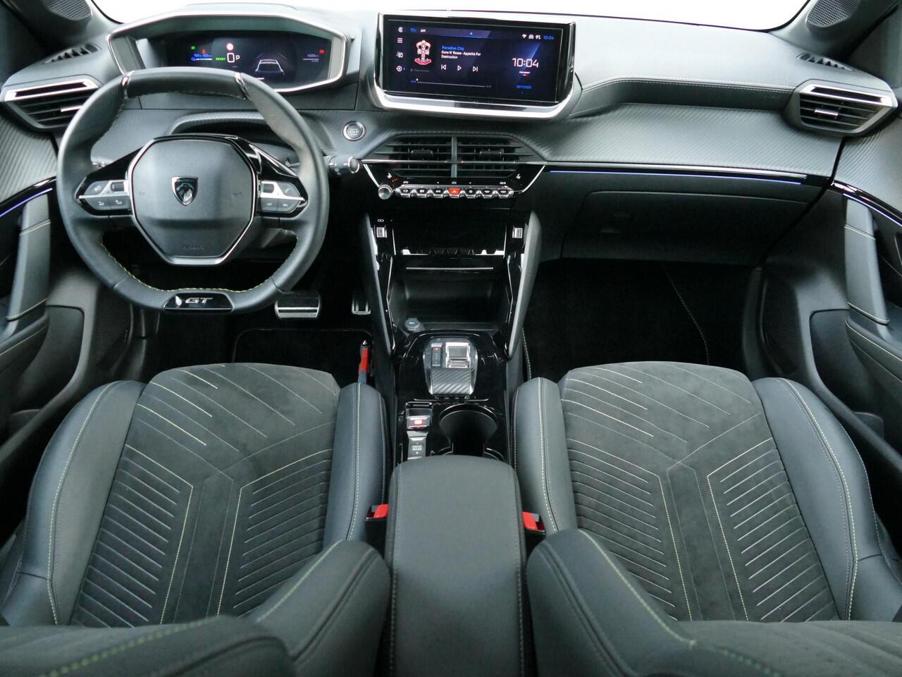 Peugeot e-208 EV GT 51kWh | 423KM WLTP | 17% Bijtelling | AUTOMAAT | Stoelverwarming Met Massage Functie | Adaptive Cruise Control | Parkeer Camera Voor & Achter | Alcantara Bekleding | 17 Inch Lichtmetalen Velgen |