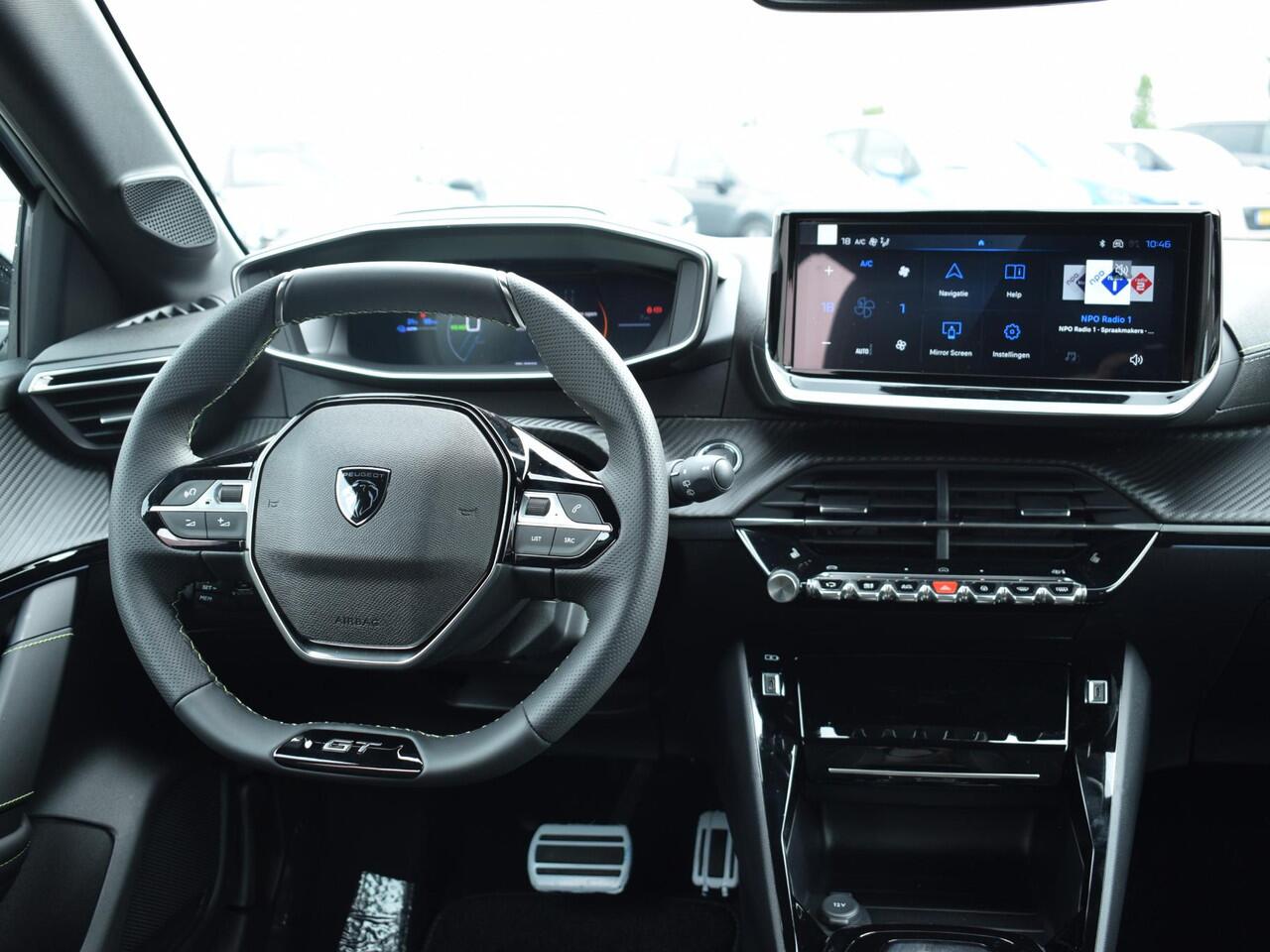 Peugeot e-208 EV GT Avantage 51 kWh NAVI + CARPLAY | ACHTERUITRIJCAMERA MET SENSOREN | E.C.C. | UIT VOORRAAD LEVERBAAR