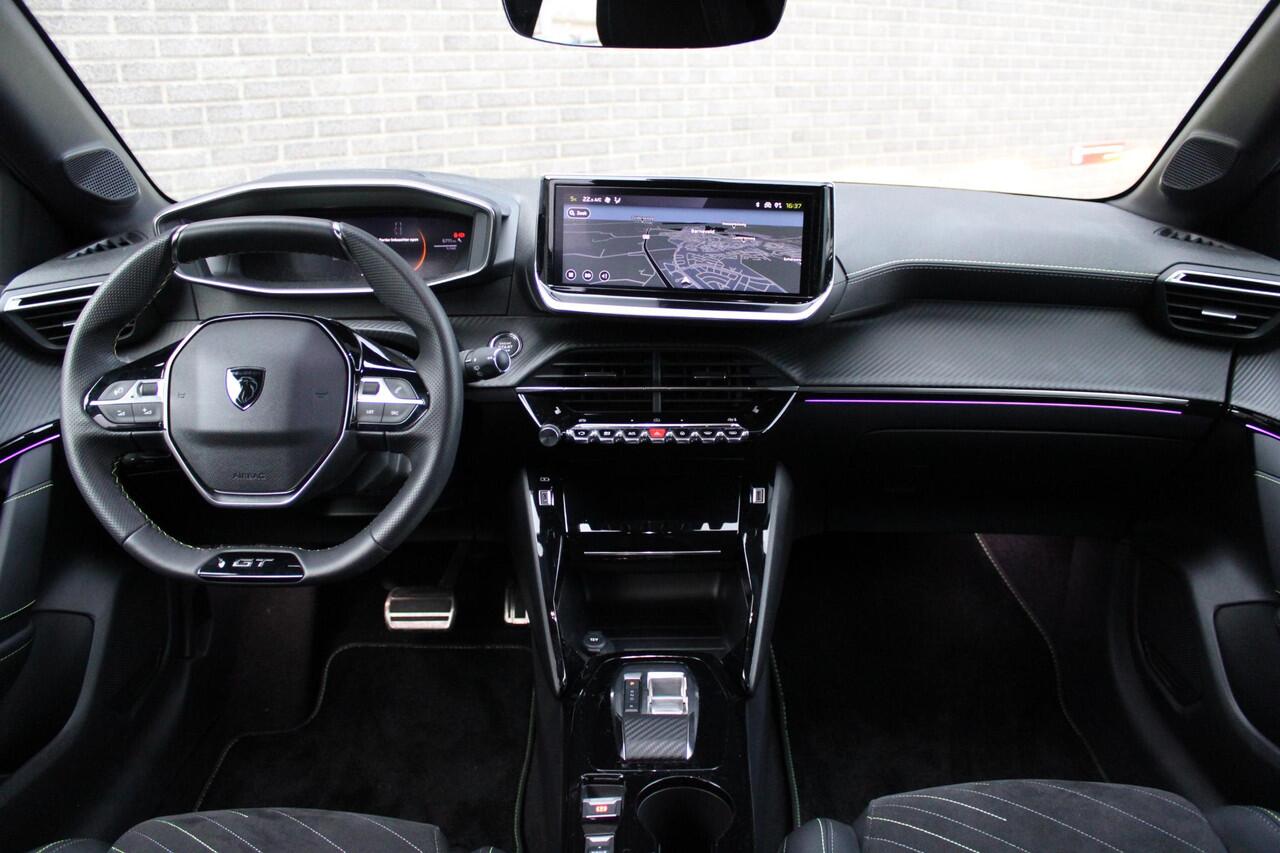 Peugeot e-208 EV GT 51 kWh Automaat, Achteruitrijcamera, Stoelverw., Applecarpl./Andr. Auto, Dodehoek detectie, Cruise/Climate Control, 360 Camera, Keyless Entry/Start, Luxe alcantara bekleding