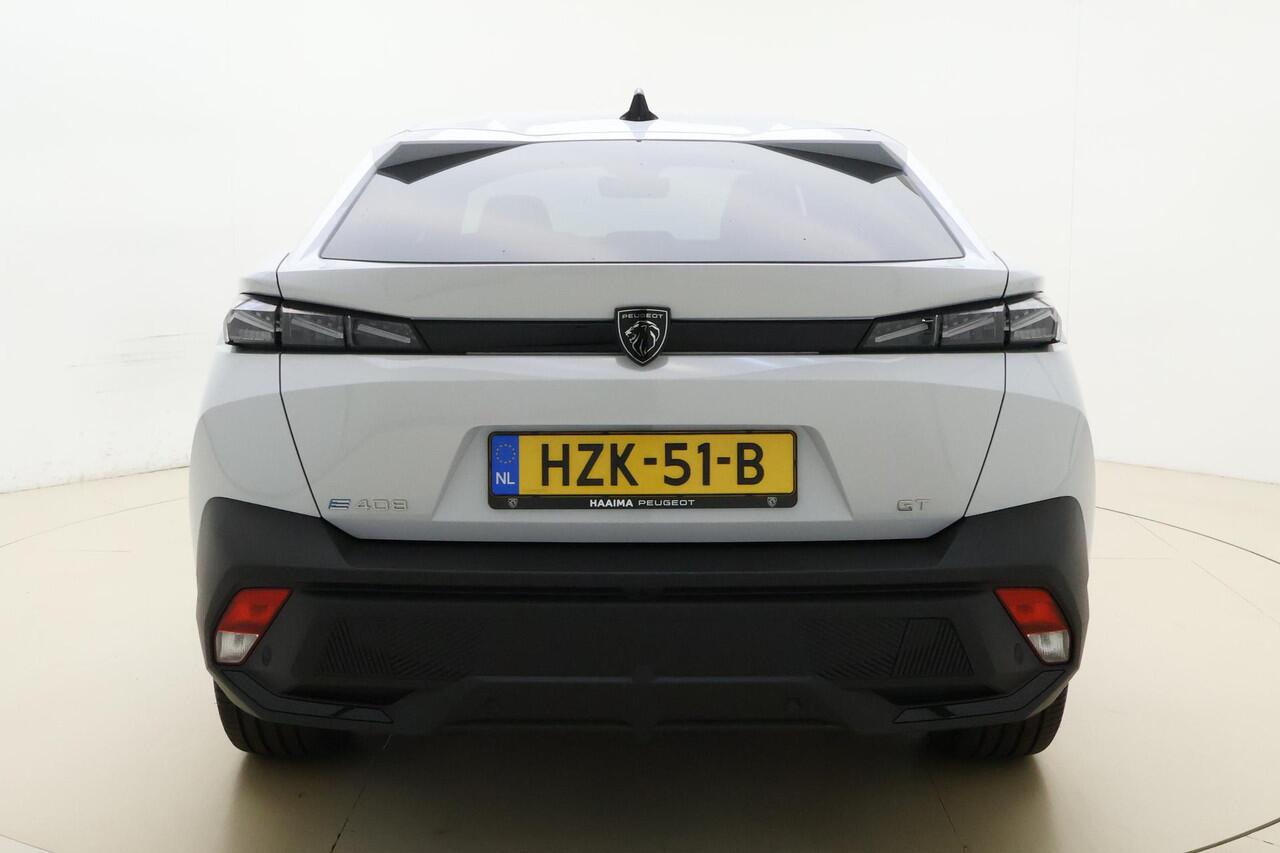 Peugeot e-408 GT Avantage 58 kWh | WLTP 453Km | Elektrische Achterklep | Adaptieve Cruise Control | Parkeer Sensoren Achter | Navigatie | DAB+ | Apple Carplay & Android Auto |
