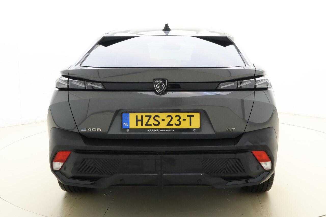 Peugeot e-408 GT Avantage 58 kWh | Apple carplay/Android | Panoramadak | Elektrische kofferklep | verwarmde voorstoelen | Verwarmd stuur | AGR comfortstoelen |