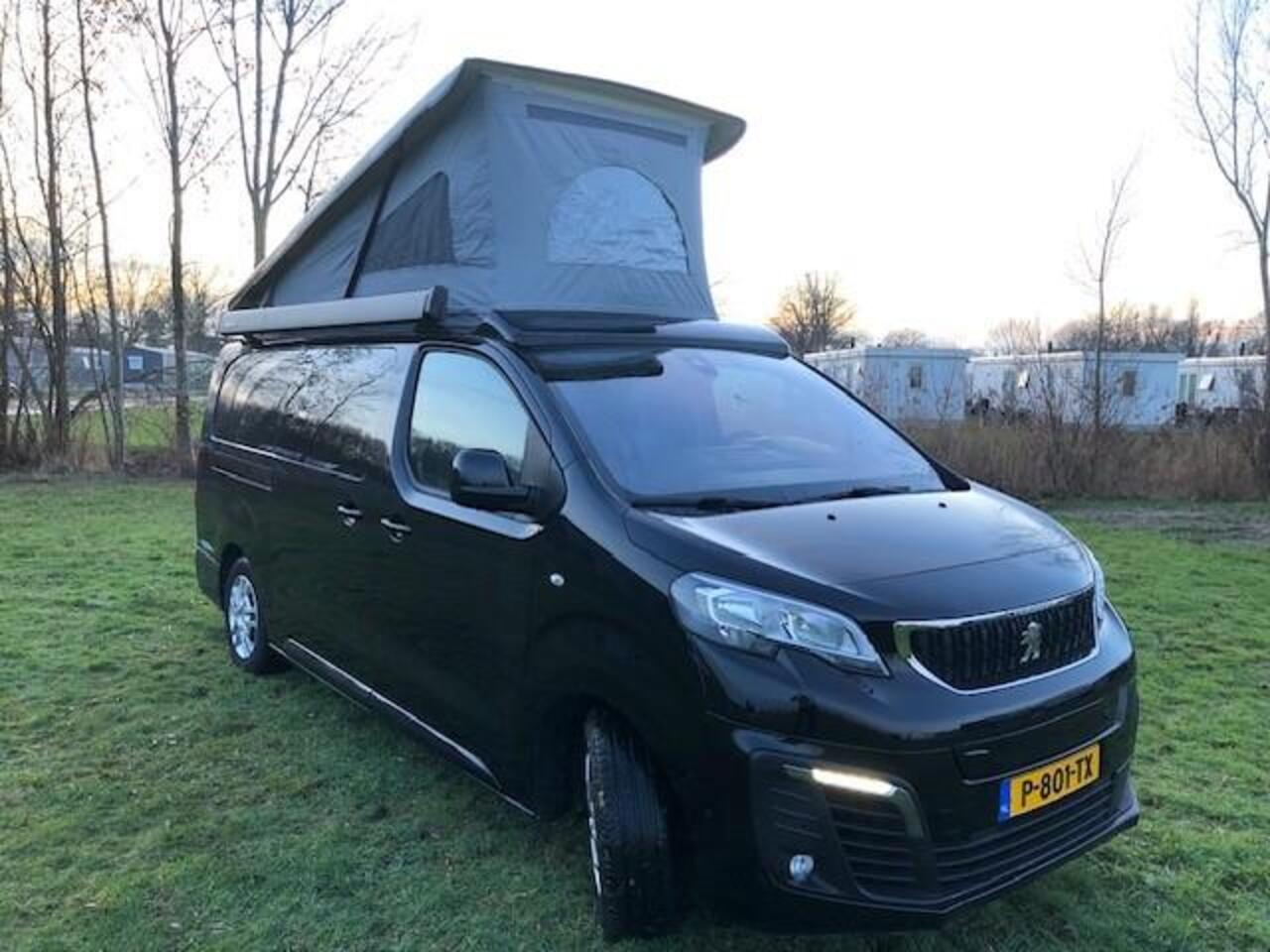 Peugeot e-Expert Long Asphalt 75 kWh Fixxter XXL | 100% Elektrisch | Bearlock Stuurslot | Cruise Control | Navigatie | Trekhaak | Hefdak | Thule Luifel omnistor |